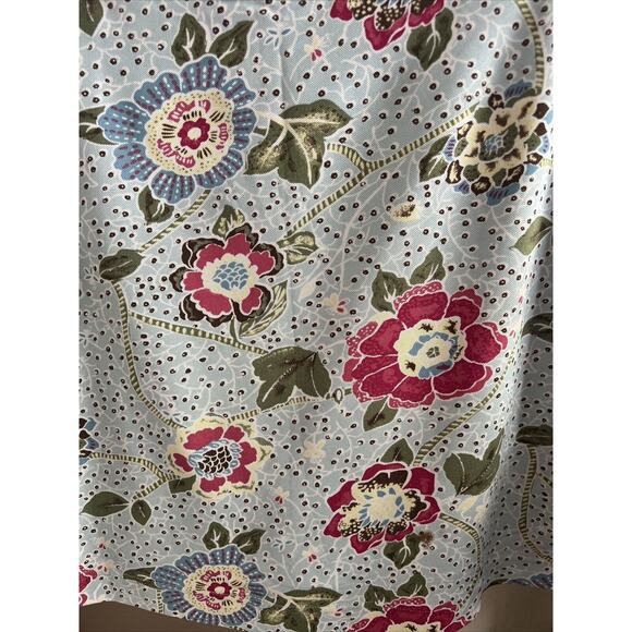 Tehama Green by Nancy Haley Pretty Blue Print Skort, Size 14 - Picture 2 of 9